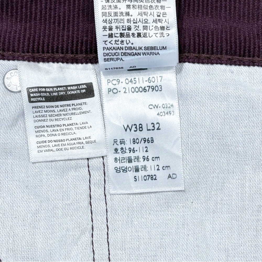 Levi’s 511 Slim Fit Men’s Corduroy - Picture 8 of 13
